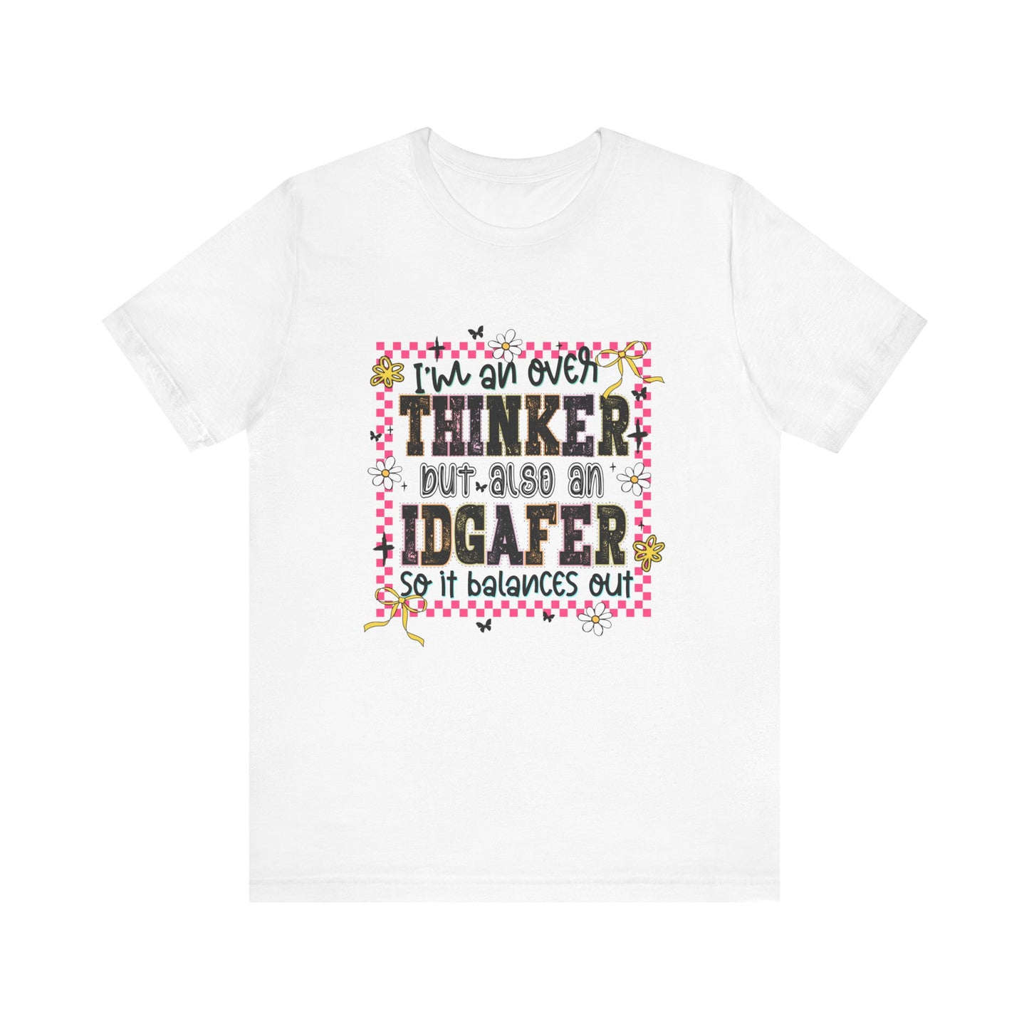 Whimsical Thinker Tee - Funny Graphic T-Shirt, Perfect Gift for Friends, Casual Wear, Birthday Gift, Everyday Comfort