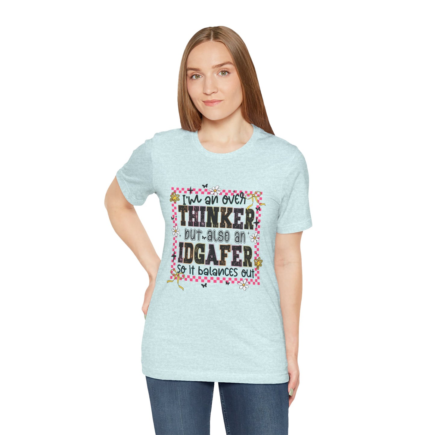 Whimsical Thinker Tee - Funny Graphic T-Shirt, Perfect Gift for Friends, Casual Wear, Birthday Gift, Everyday Comfort