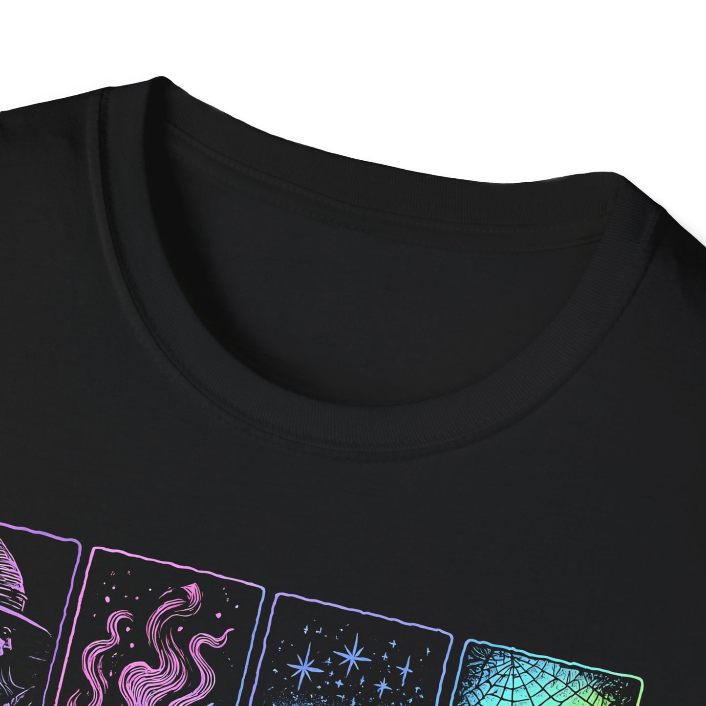 Witchy Vibes Unisex Softstyle T-Shirt, Magical Tee, Gift for Witches, Cozy Casual Wear, Halloween Apparel, Spiritual Music Festivals
