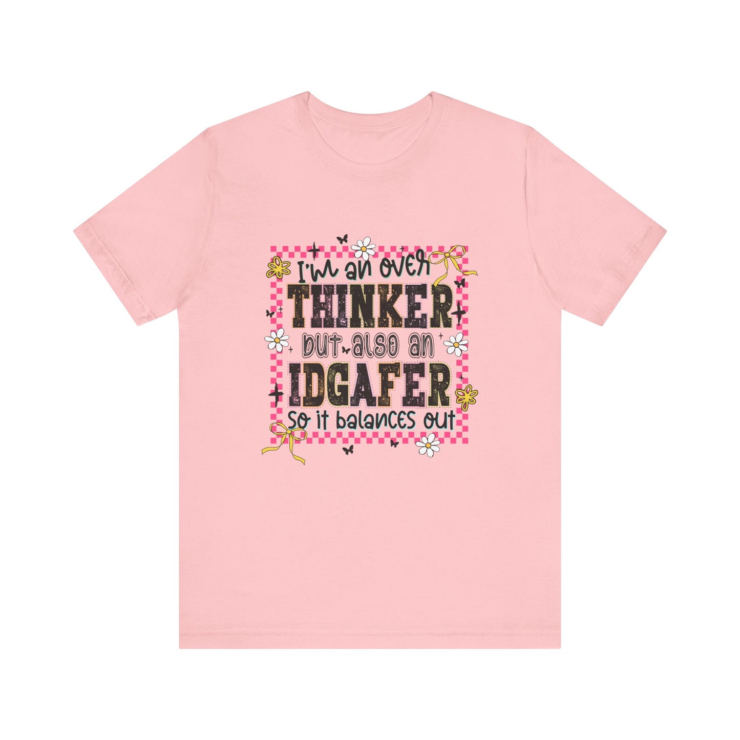 Whimsical Thinker Tee - Funny Graphic T-Shirt, Perfect Gift for Friends, Casual Wear, Birthday Gift, Everyday Comfort