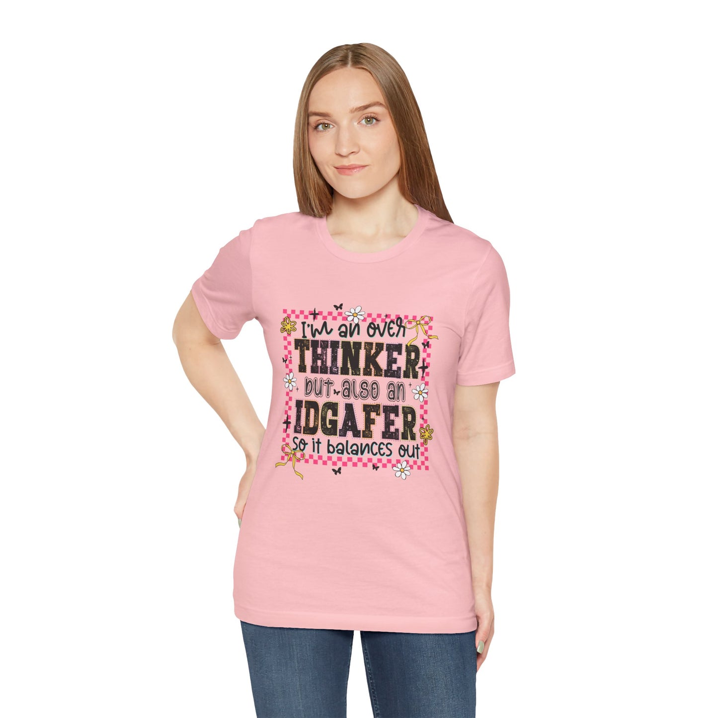 Whimsical Thinker Tee - Funny Graphic T-Shirt, Perfect Gift for Friends, Casual Wear, Birthday Gift, Everyday Comfort