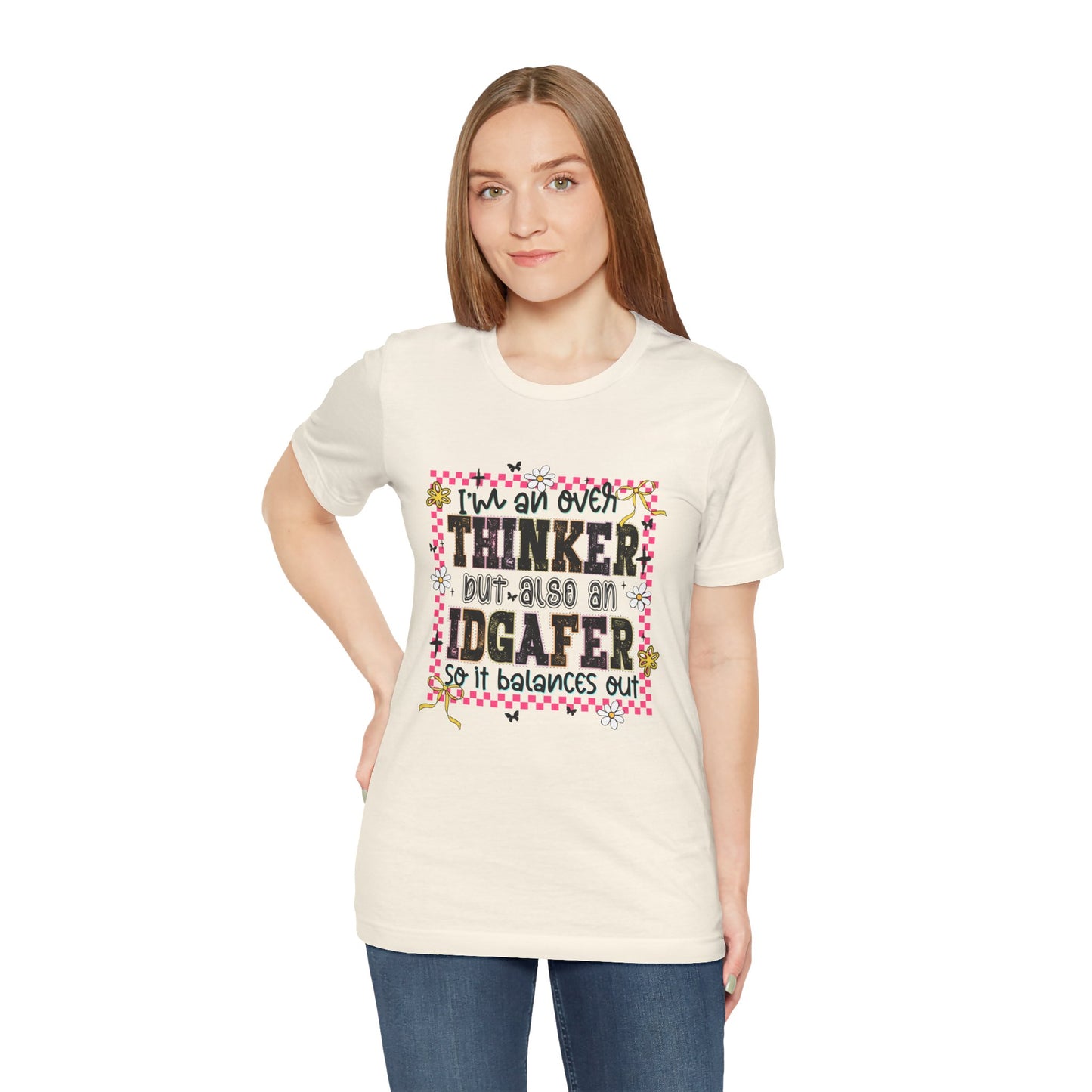 Whimsical Thinker Tee - Funny Graphic T-Shirt, Perfect Gift for Friends, Casual Wear, Birthday Gift, Everyday Comfort