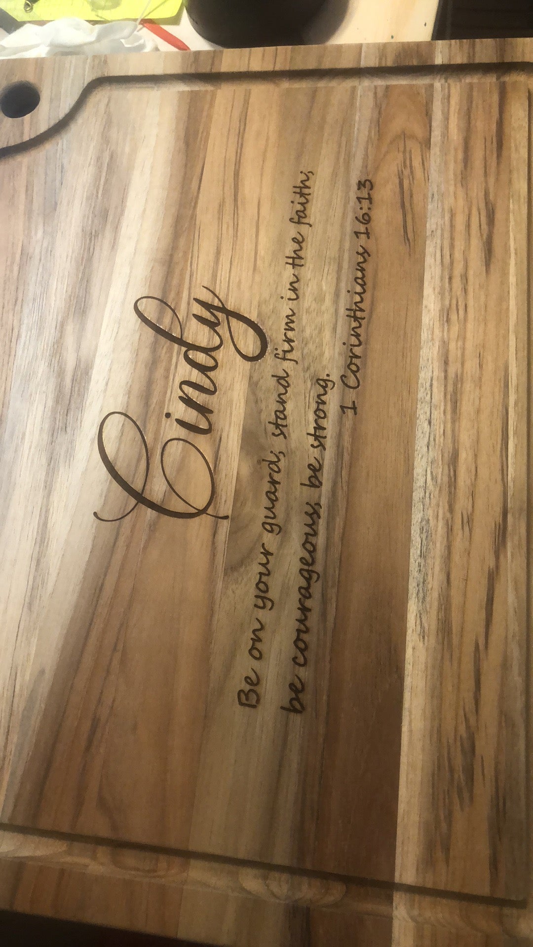 Large Teak Charcuterie Board