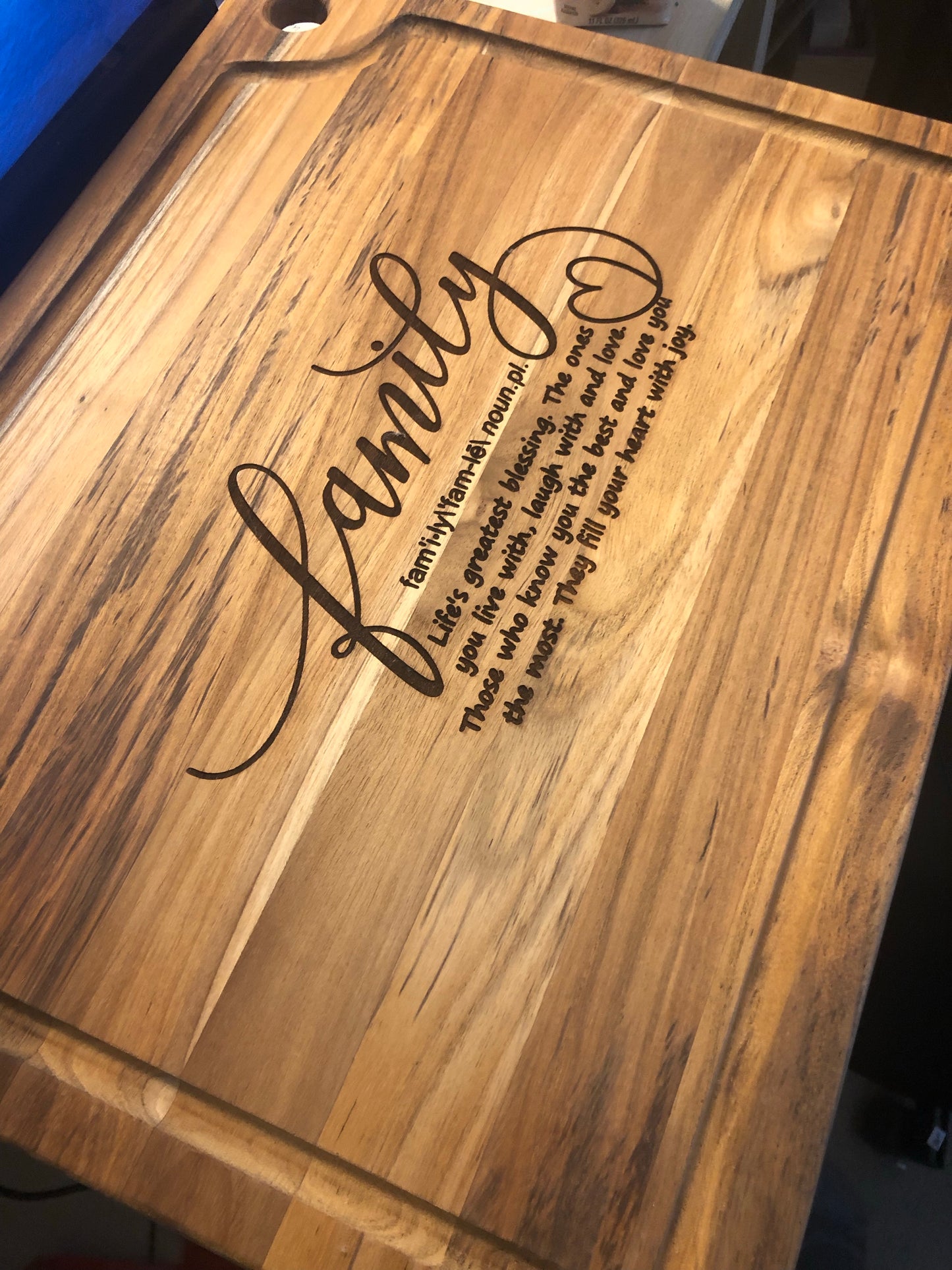Large Teak Charcuterie Board