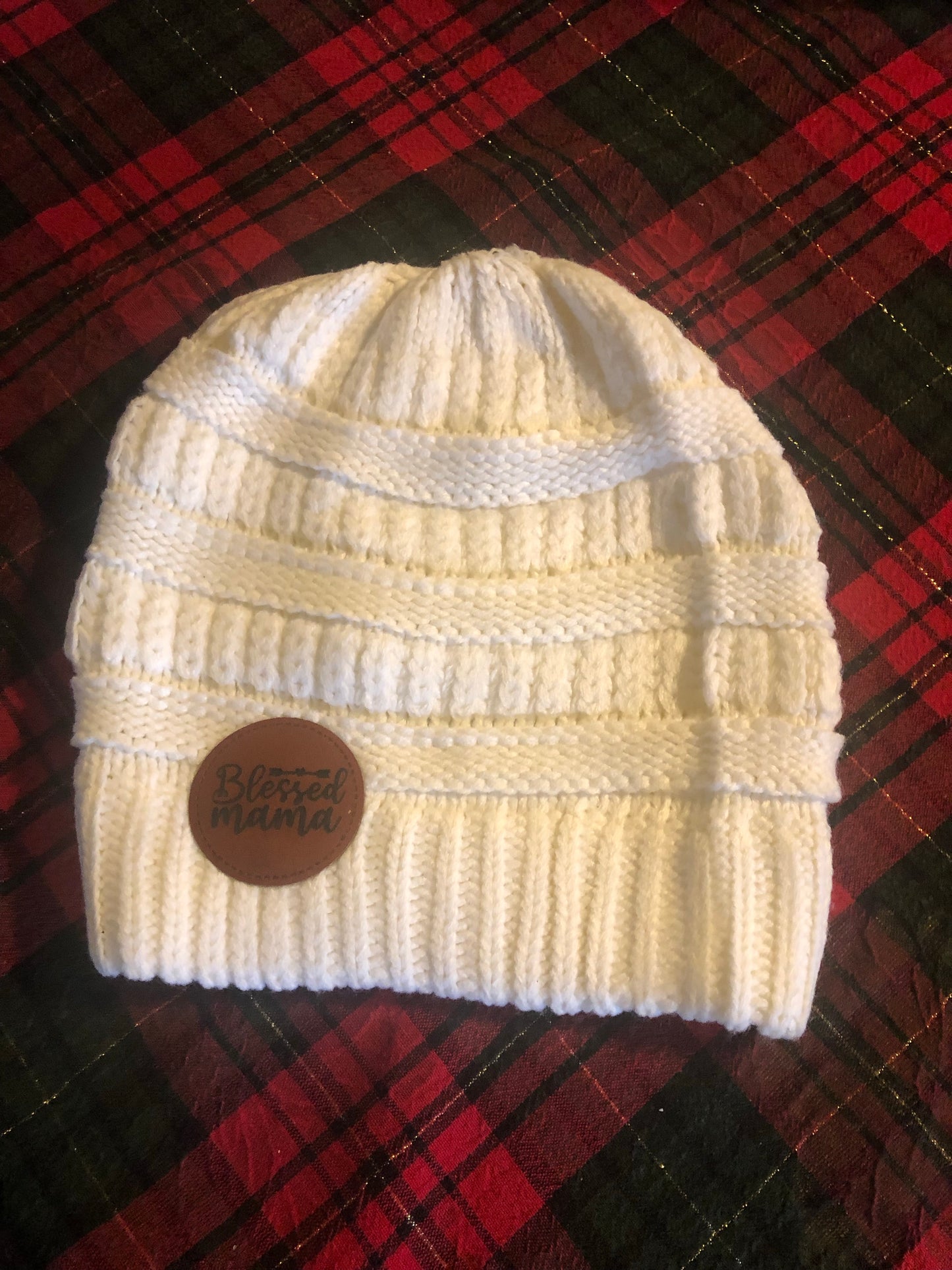 Beanie with custom patch